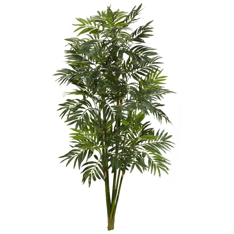 Hivvago 3' Mini Bamboo Palm Artificial Plant