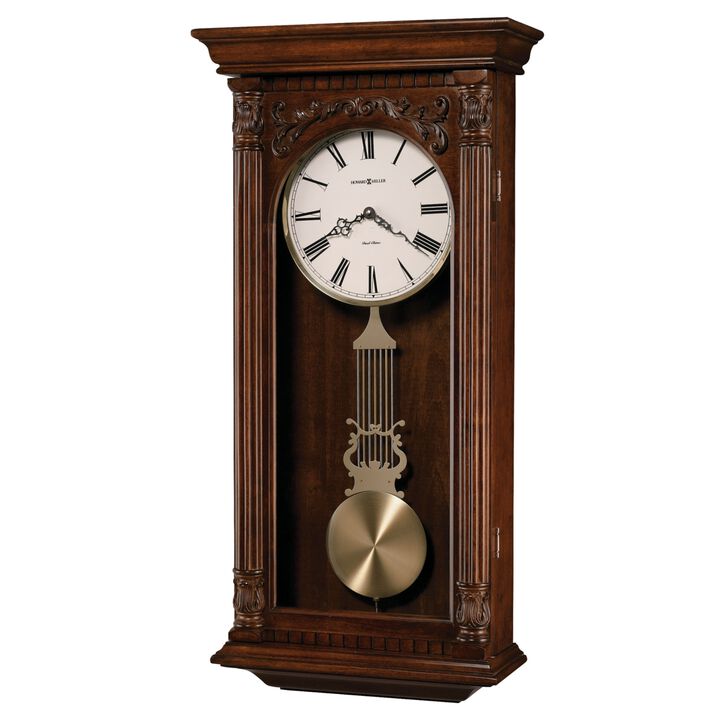 Howard Miller 625352 Howard Miller Greer Wall Clock 625352 Hampton Cherry