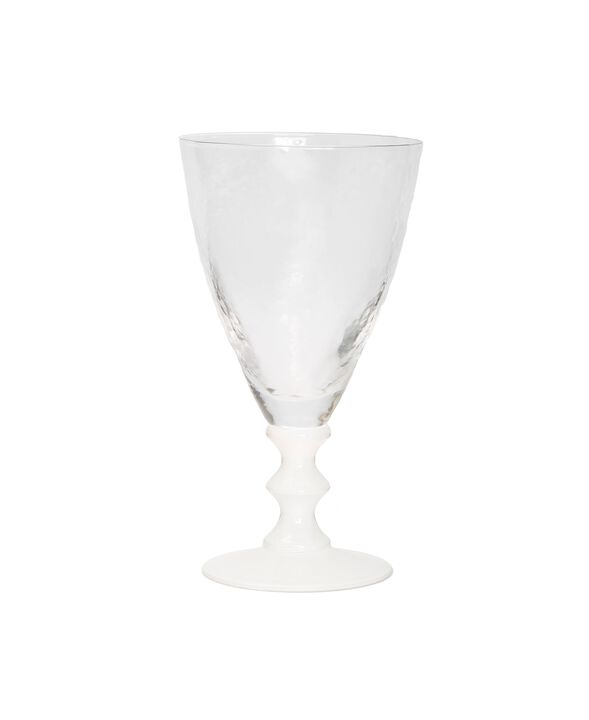 Set of 6 Black Stemmed Wine Glasses