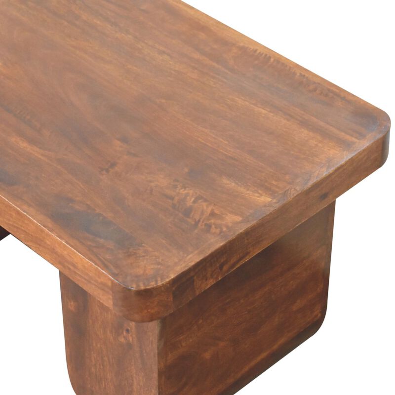 Artisan Furniture Solid Wood Chunky Chestnut Coffee Table