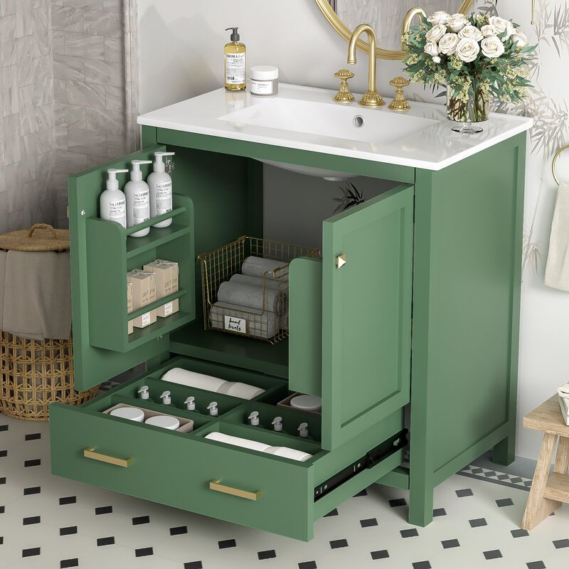 Merax Bathroom Vanity with Single Sink