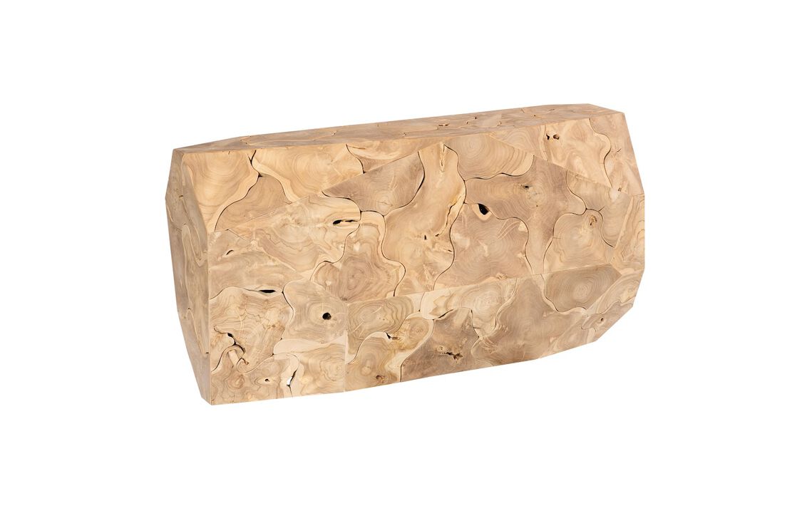 Prism Bleached Console Table