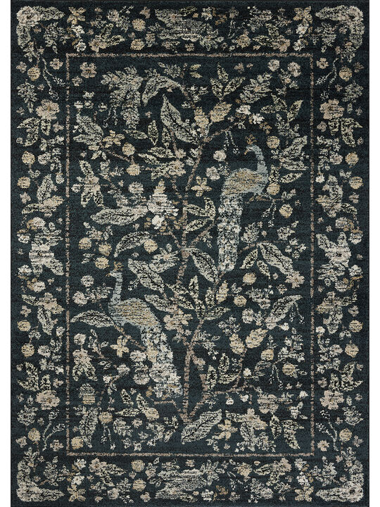 Laurel LAU-05 Navy 9''2" x 12''2" Rug by Rifle Paper Co.