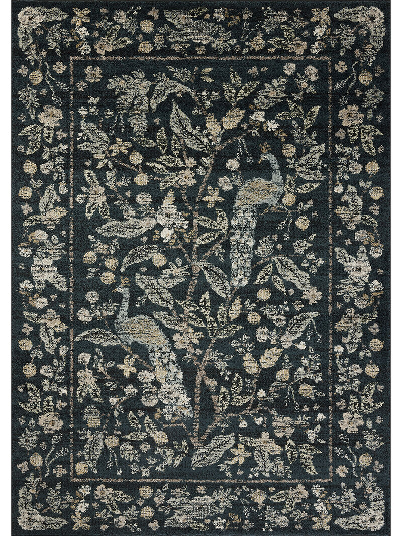 Laurel LAU-05 Navy 9''2" x 12''2" Rug by Rifle Paper Co.