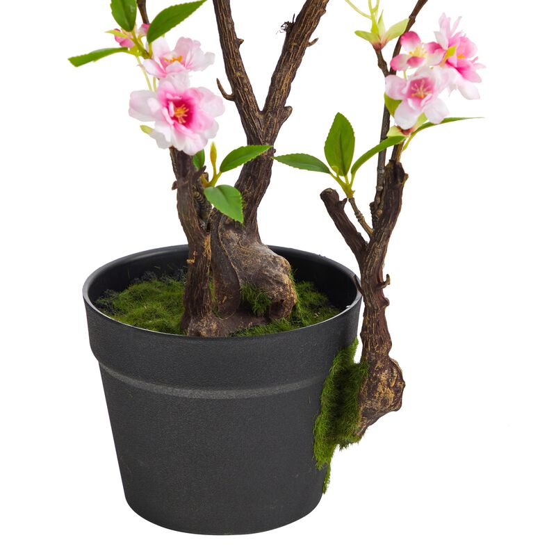 Hivvago 2.5" Cherry Blossom Artificial Plant