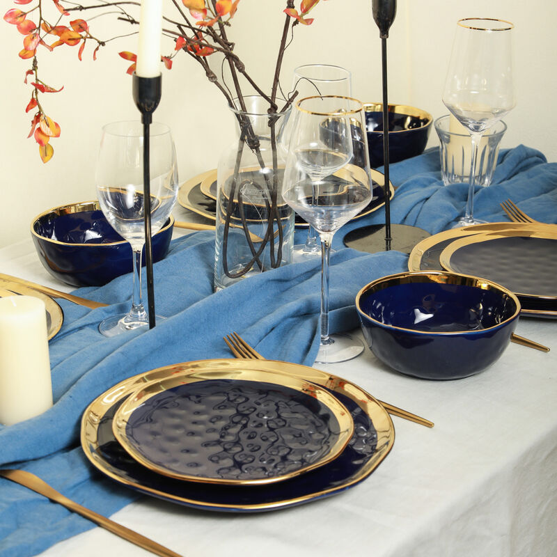 Stone Lain Florian Porcelain 16 Piece Dinnerware Set