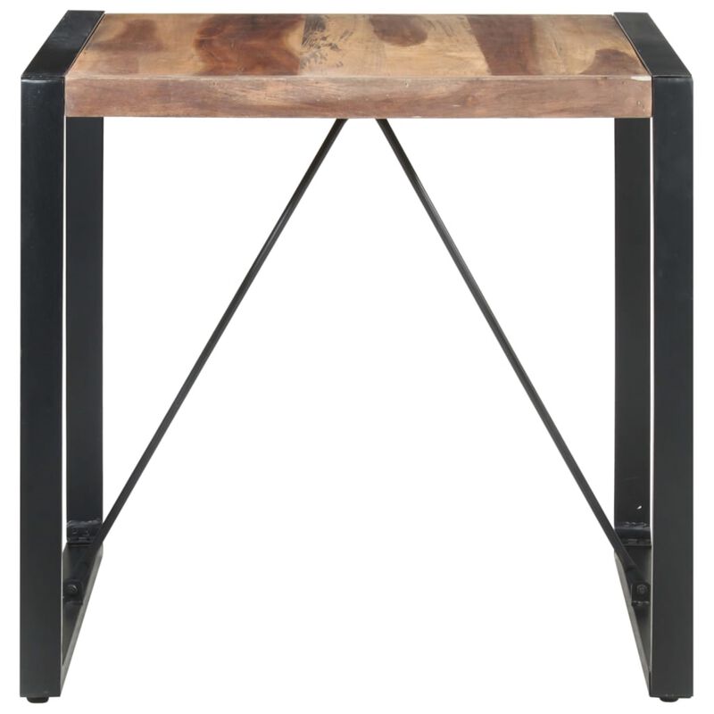 vidaXL Dining Table 31.5"x31.5"x29.5" Solid Wood with Sheesham Finish