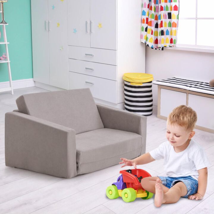 Hivvago 2-in-1 Children’s Convertible Sofa to Lounger