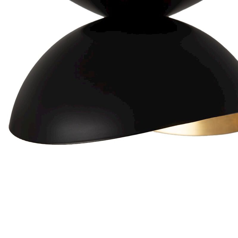 NOVA OF CALIFORNIA Luna Bella Flush Mount Ceiling Light - Matte Black