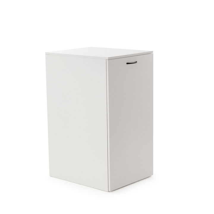 Yak About It® Hidden Laundry College Cabinet - White