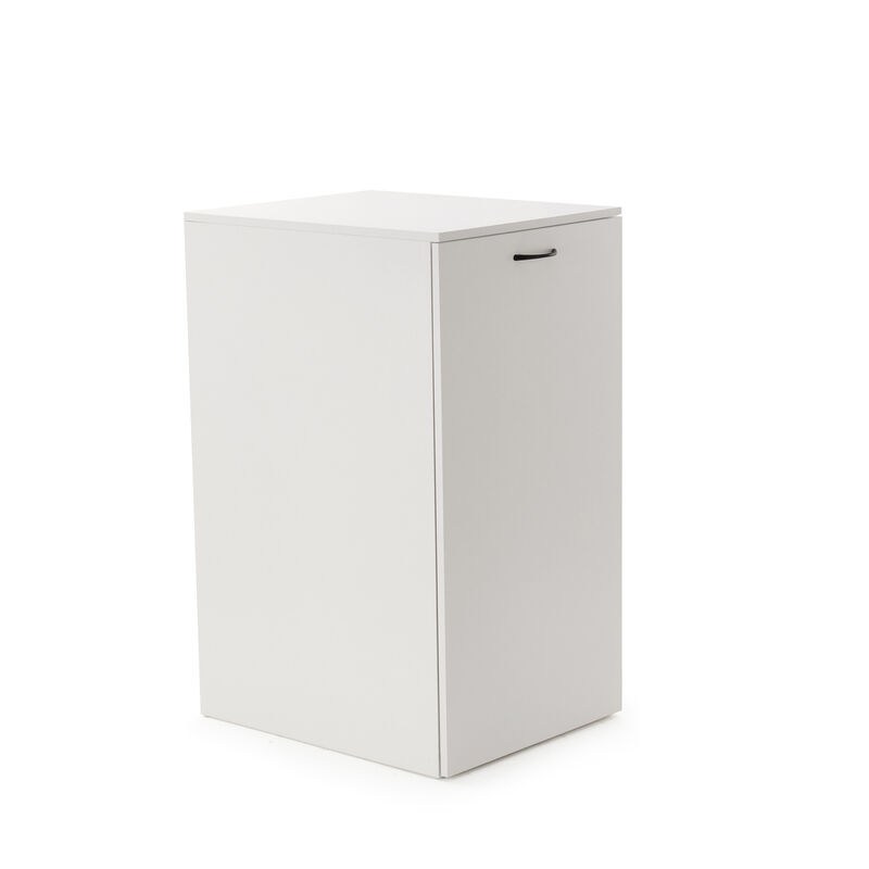 Yak About It® Hidden Laundry College Cabinet - White