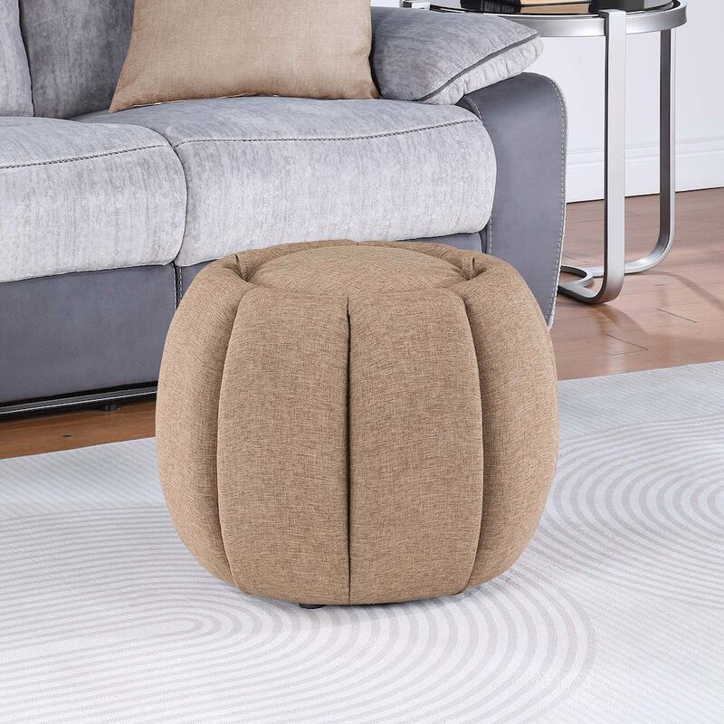 Convenience Concepts Designs4Comfort Daisy Storage Ottoman with Reversible Tray Lid