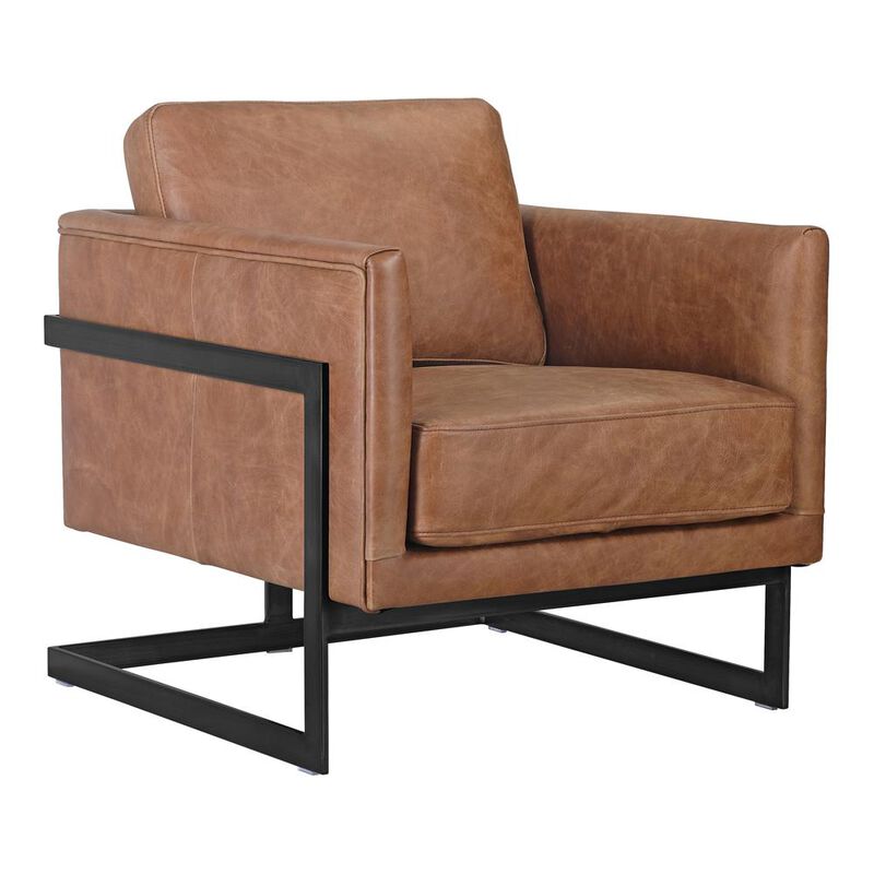 Moe's Home Collection Luxley Club Chair Cappuccino