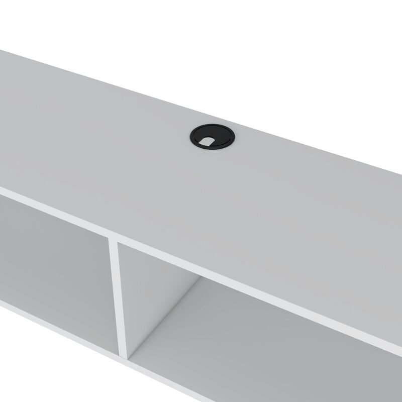 Floating Tv Stand Moore, Living Room, White