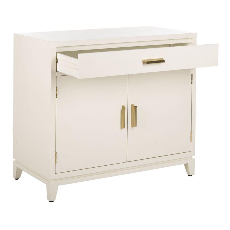 Safavieh Nigel 2 Door 1 Drawer Chest, White