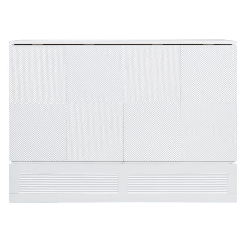 Merax Murphy Bed with Drawer and USB Ports