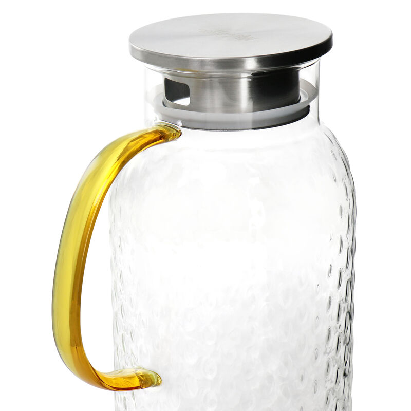 Mr. Coffee 62oz Heat Resisitant Borosilicate Glass Pitcher with Strainer Lid