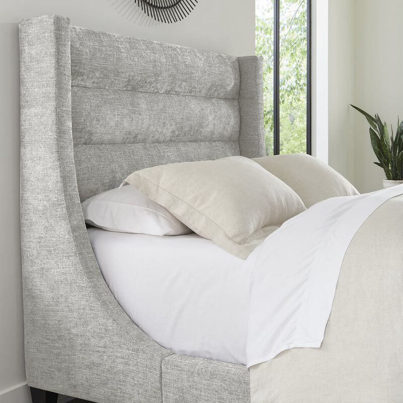 Parker Living Sleep Jacob - Luxe Light Grey Queen Bed