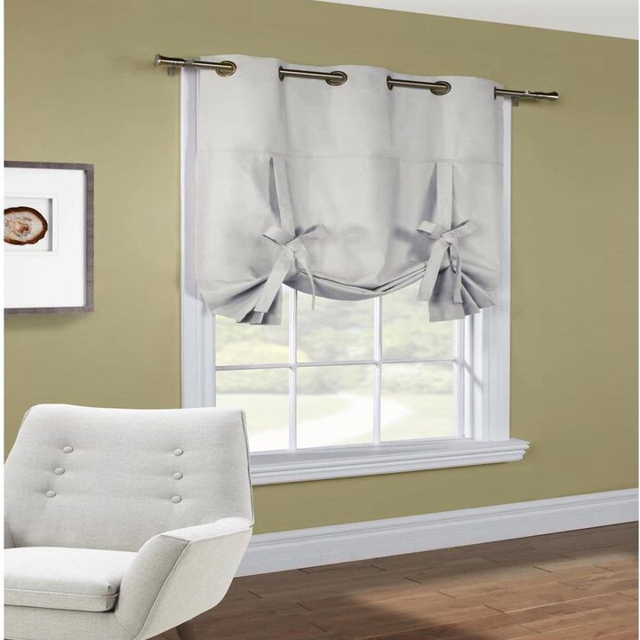 Commonwealth Thermalogic Weather Mate Cotton Duck Fabric Tie Up Panel - 40"x63" - White