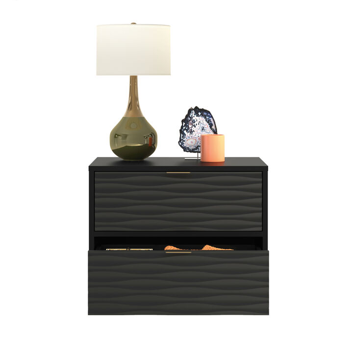 Morgan Main 2 Drawer Side Table