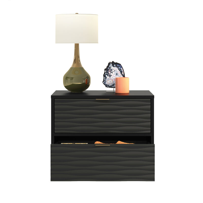 Morgan Main 2 Drawer Side Table