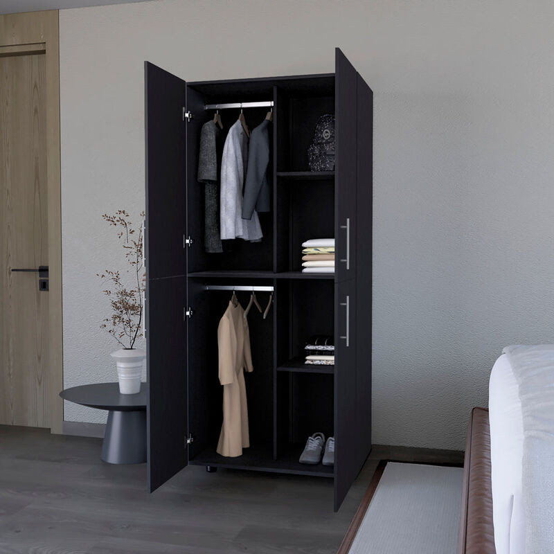 Armoire Moscow, Bedroom, Black