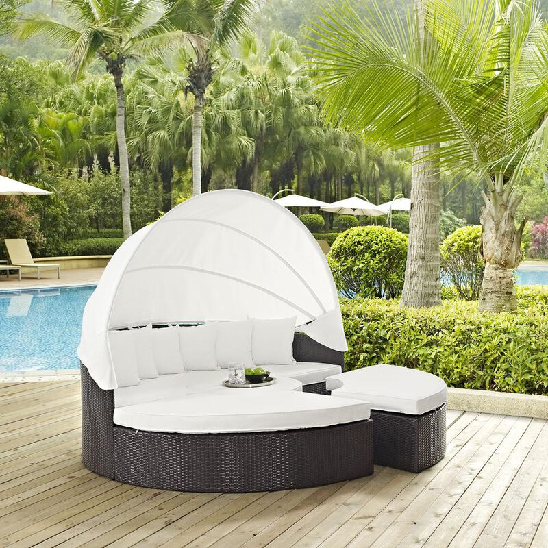 Modway Quest Canopy Outdoor Patio Daybed
