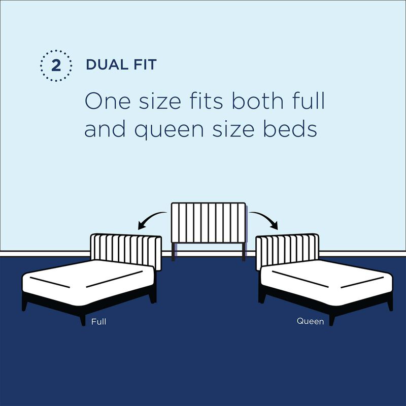 Modway - Paisley Tufted Full / Queen Upholstered Linen Fabric Headboard White