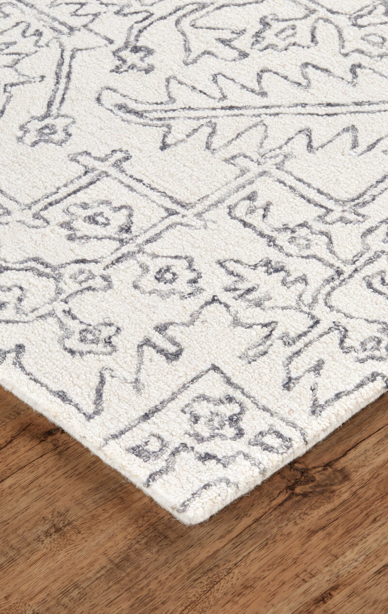 Belfort 8778F White/Gray 9' x 12' Rug