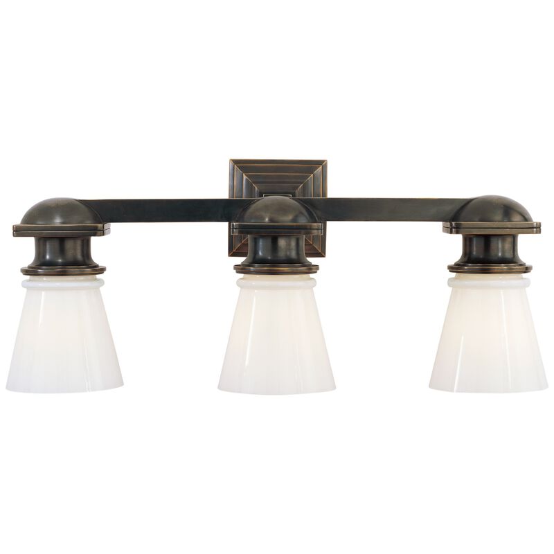 New York Subway Double Light in Bronze