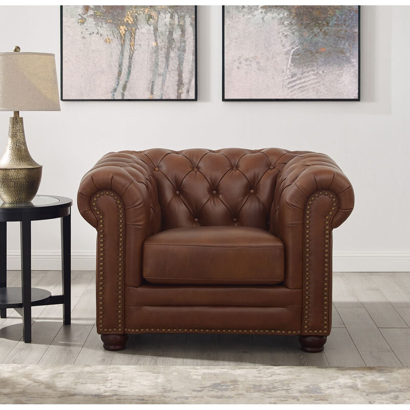 Aliso Top Grain Leather Chair