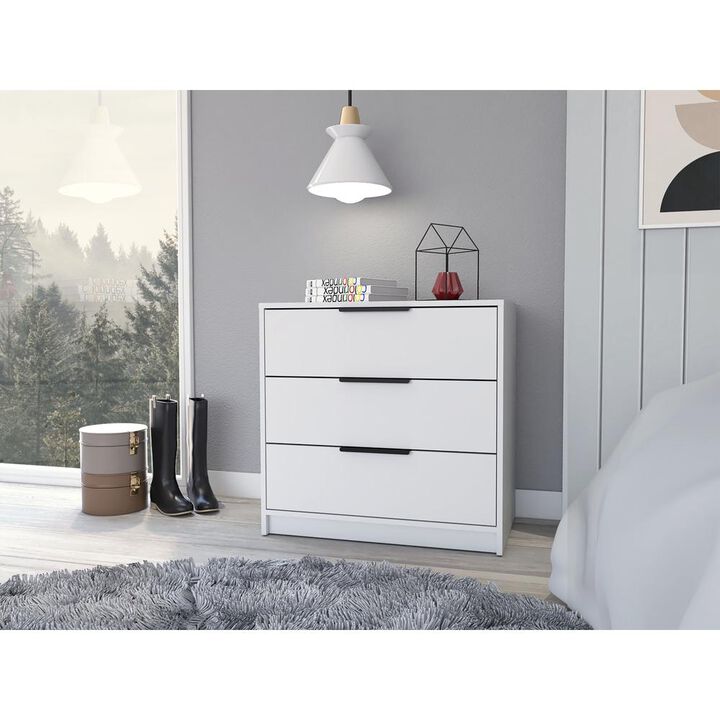 Egeo 3 Drawer Dresser White