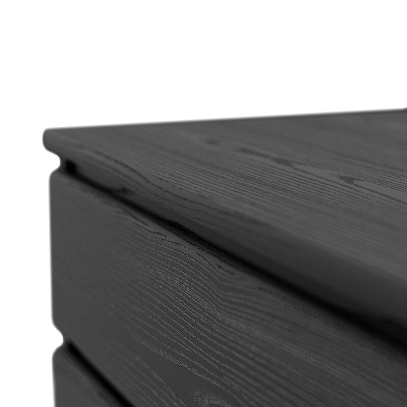 Tvilum Scottsdale 5 Drawer Chest, Black Wood Grain