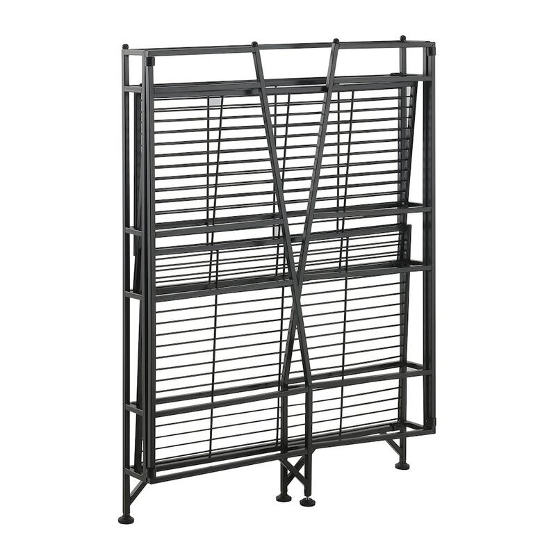 Convenience Concepts Xtra Storage 3 Tier Ladder Folding Metal Shelf