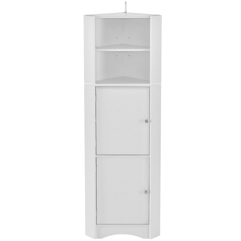 Merax Freestanding Bathroom Storage Cabinet with Doors