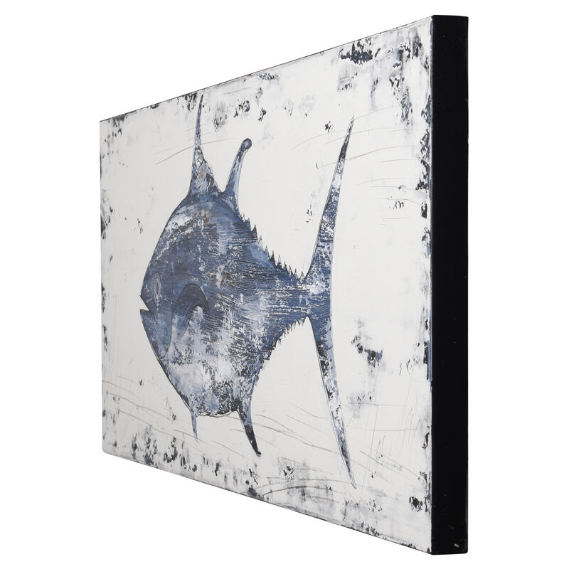 Rustic Tuna Painting
