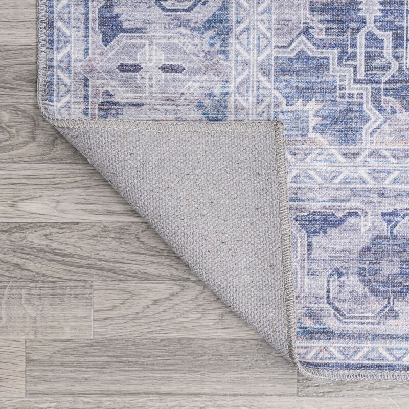 Alanya Ornate Medallion Washable Indoor/Outdoor Area Rug