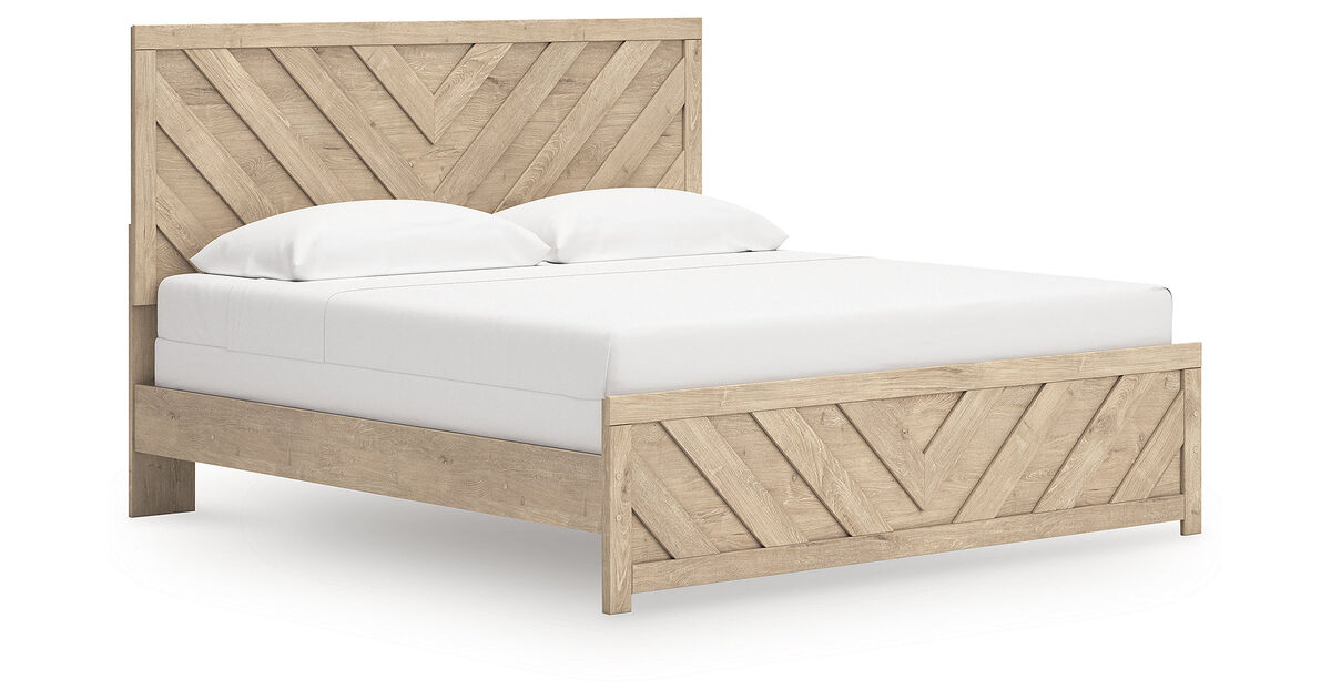 Sanginlane King Panel Bed