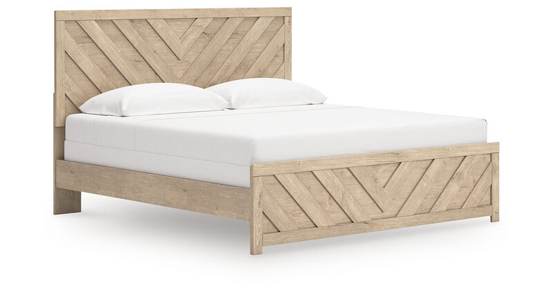 Sanginlane King Panel Bed