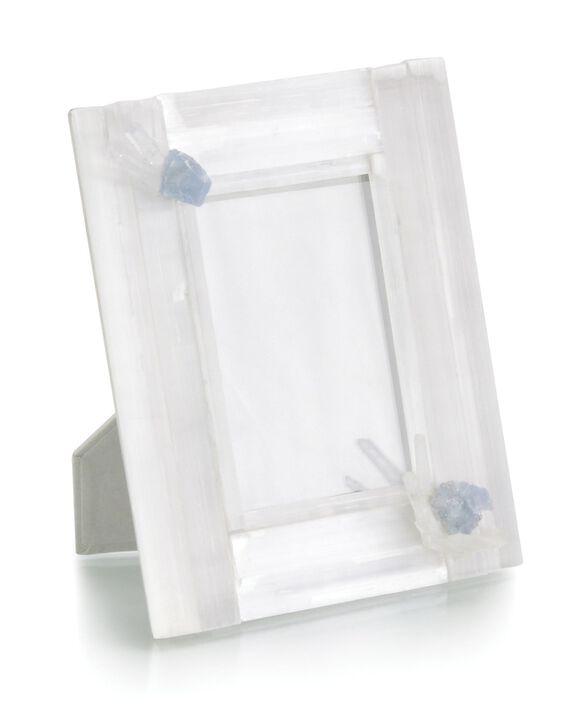 Selenite And Celestite Photo Frame