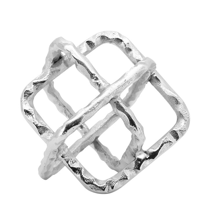 Metal 8" Square Orbs