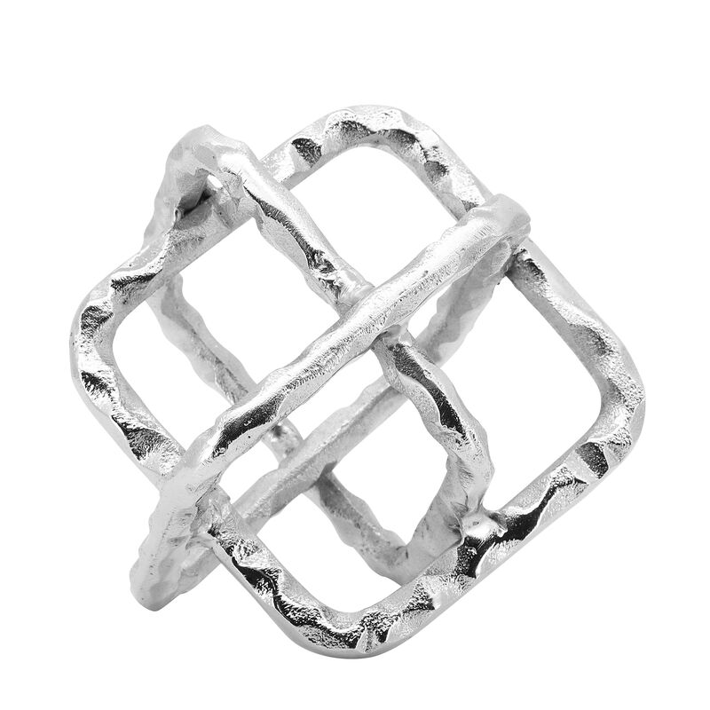 Metal 8" Square Orbs