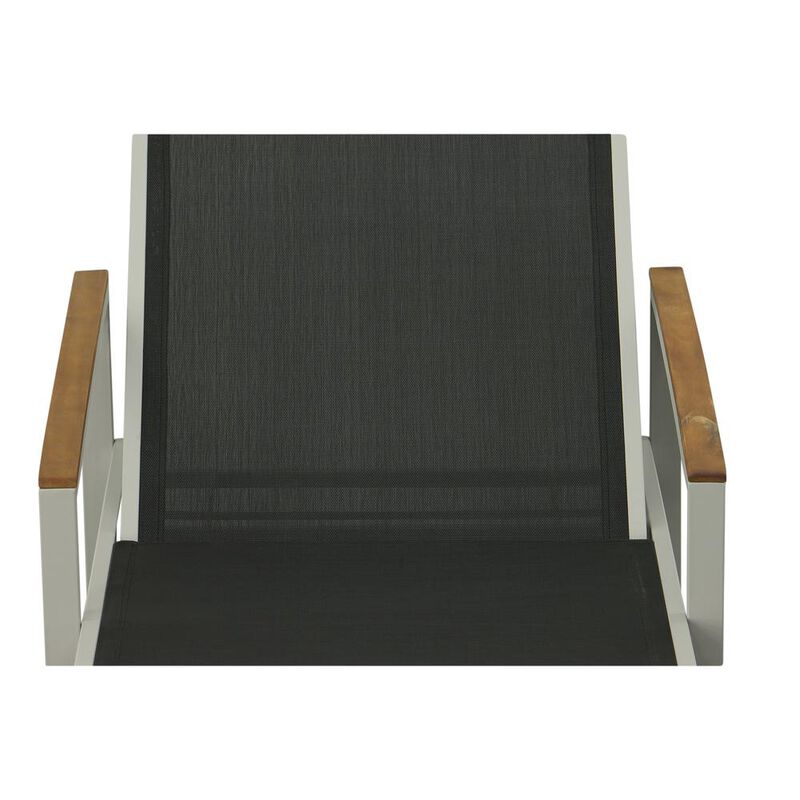Carolina Living Braylee Reclining Chaise Lounge - Black
