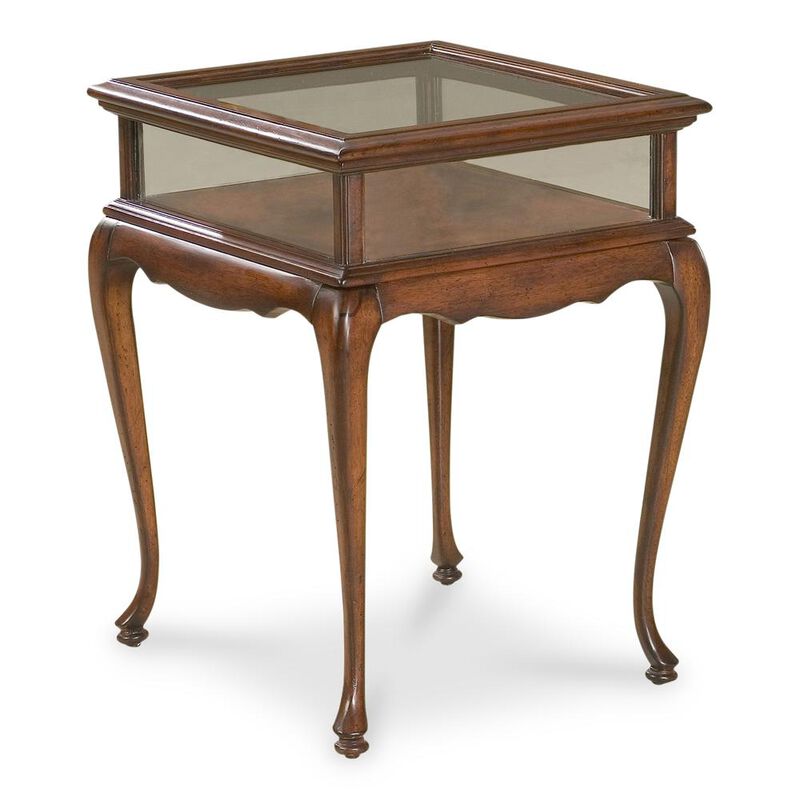 Butler Specialty Company Burton Curio Table, Dark Brown