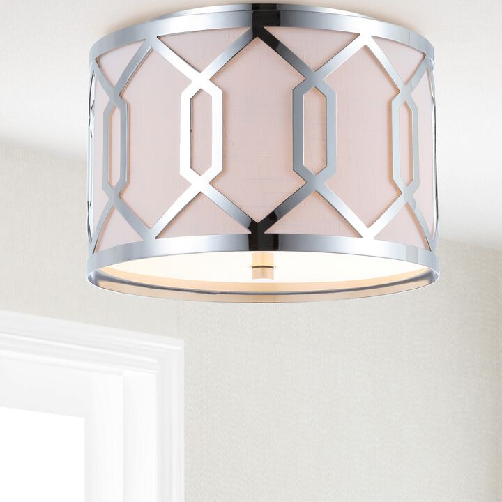Hex Metal LED Flush Mount