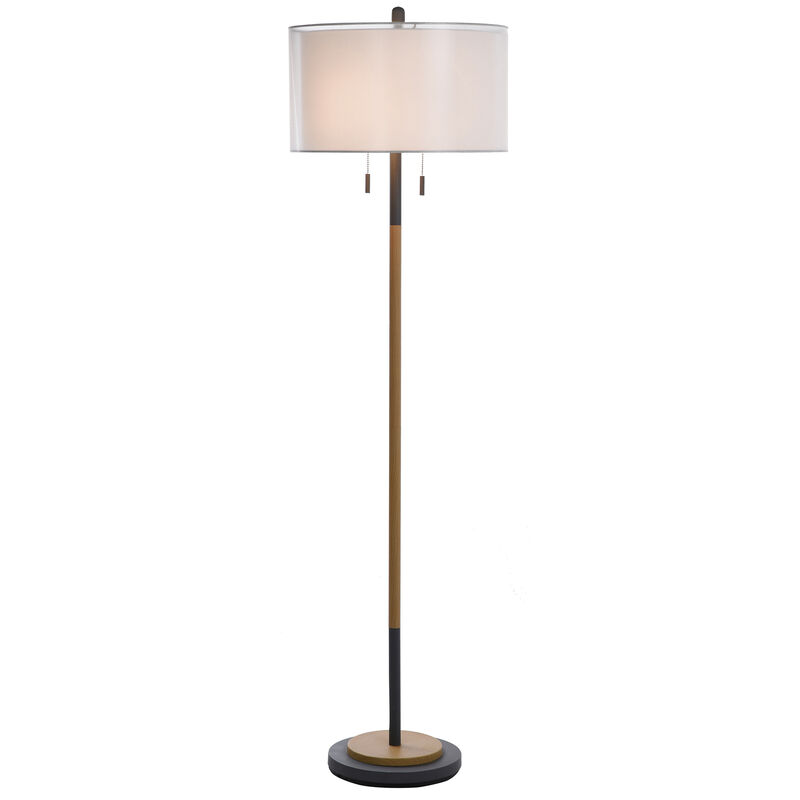 Lari Grey Floor Lamp (Set of 2)