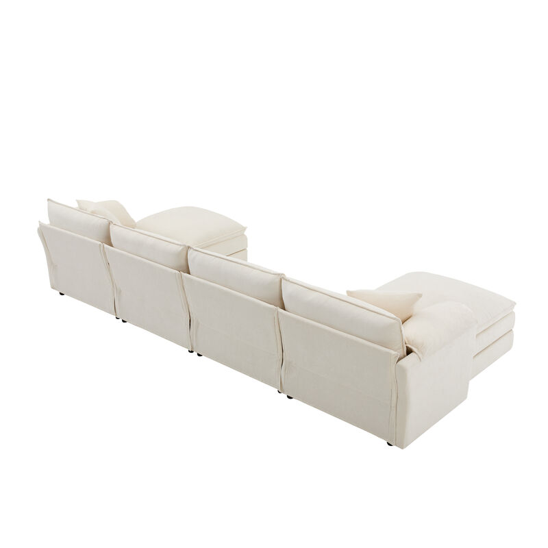 Merax Chenille Modular Sectional Sofa for Living Room