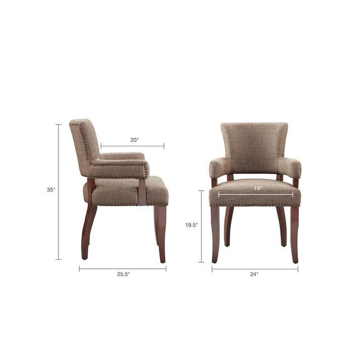 Madison Park Dawson arm dining chair,FPF20-0387