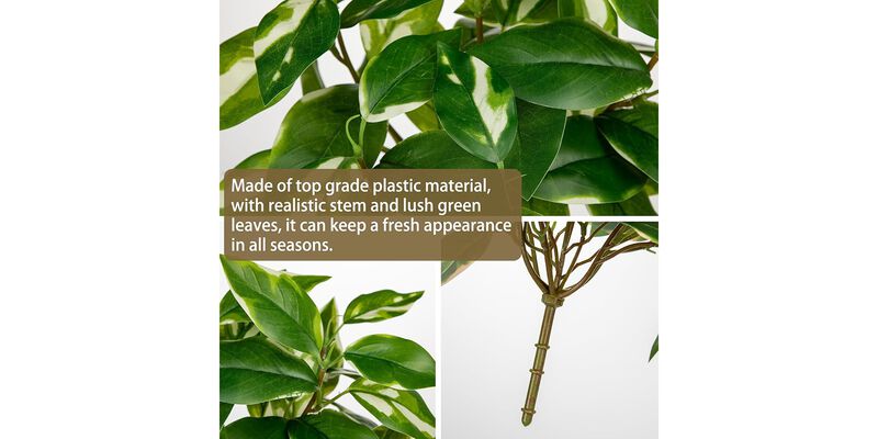 2 Bundles Artificial Greenery Stems Faux