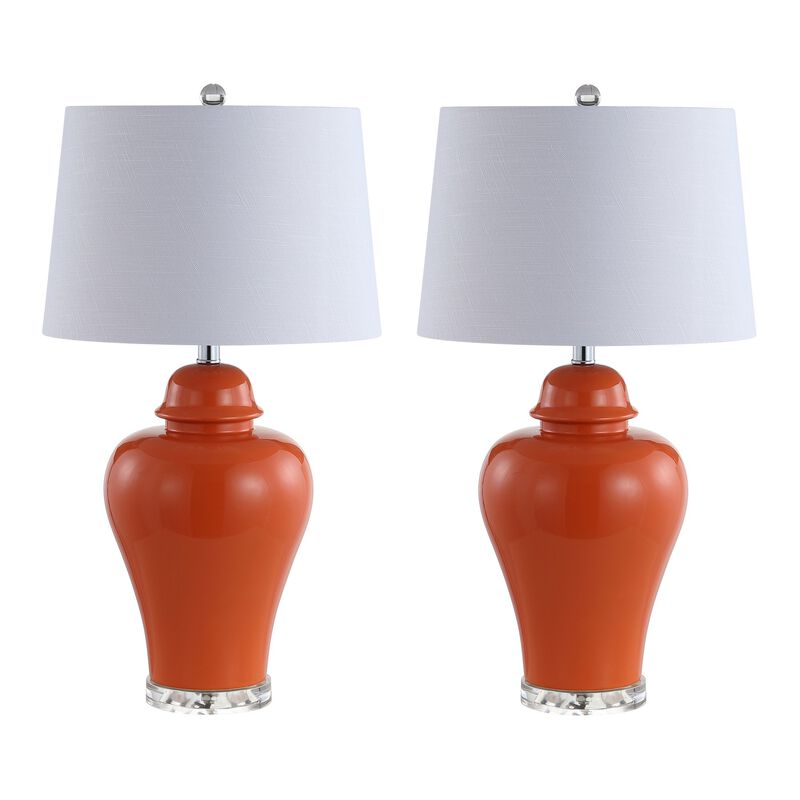 Winnie Ceramic Urn LED Table Lamp (Set of 2)